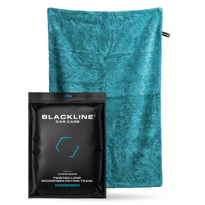 Blackline 1300 GSM Twisted Loop Microfiber Drying Towel, 24x36 Ultra Absorbent Car Drying Cloth for Auto Detailing