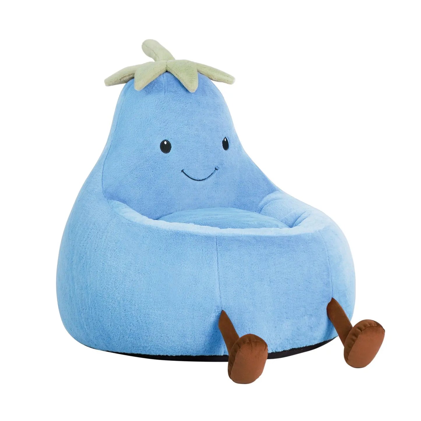 Memory Foam Bean Bag Chair for Kids, Soft Toddler Sofa with High Rebound Foam for Reading & Gaming