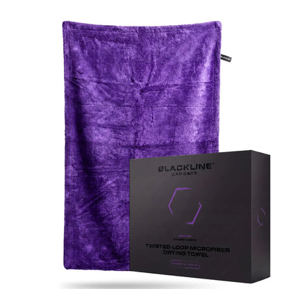Blackline 1300 GSM Twisted Loop Microfiber Drying Towel, 24x36 Ultra Absorbent Car Drying Cloth for Auto Detailing