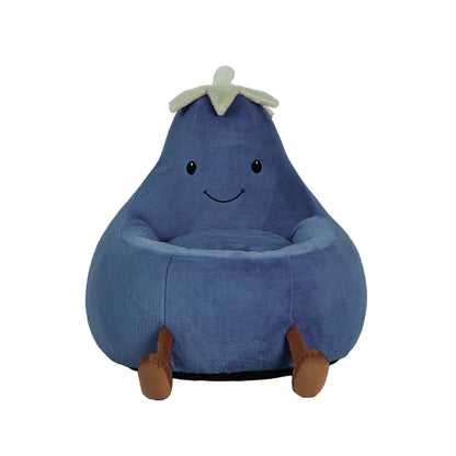 Memory Foam Bean Bag Chair for Kids, Soft Toddler Sofa with High Rebound Foam for Reading & Gaming
