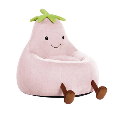 Memory Foam Bean Bag Chair for Kids, Soft Toddler Sofa with High Rebound Foam for Reading & Gaming
