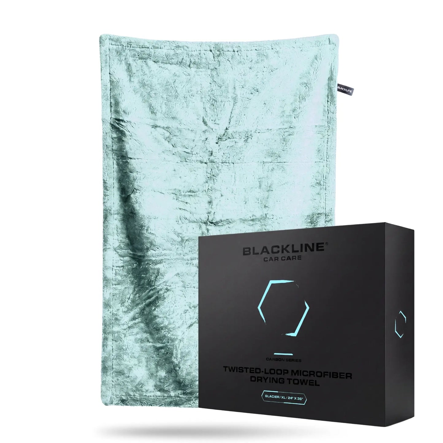 Blackline 1300 GSM Twisted Loop Microfiber Drying Towel, 24x36 Ultra Absorbent Car Drying Cloth for Auto Detailing