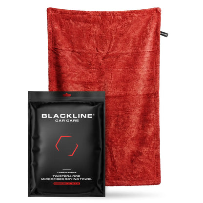 Blackline 1300 GSM Twisted Loop Microfiber Drying Towel, 24x36 Ultra Absorbent Car Drying Cloth for Auto Detailing