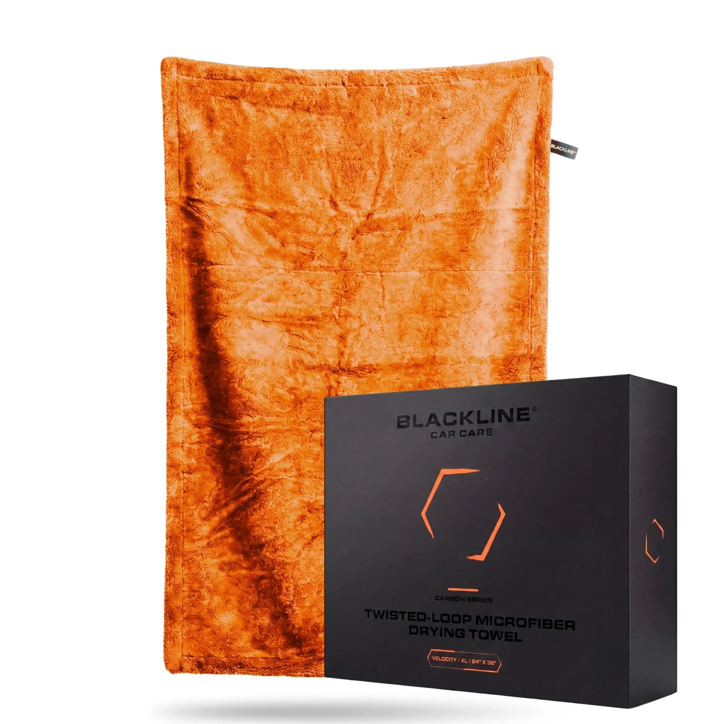 Blackline 1300 GSM Twisted Loop Microfiber Drying Towel, 24x36 Ultra Absorbent Car Drying Cloth for Auto Detailing