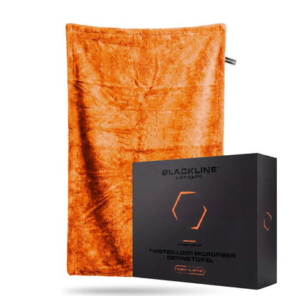Blackline 1300 GSM Twisted Loop Microfiber Drying Towel, 24x36 Ultra Absorbent Car Drying Cloth for Auto Detailing