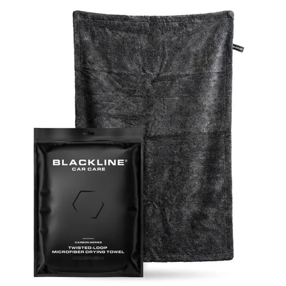 Blackline 1300 GSM Twisted Loop Microfiber Drying Towel, 24x36 Ultra Absorbent Car Drying Cloth for Auto Detailing