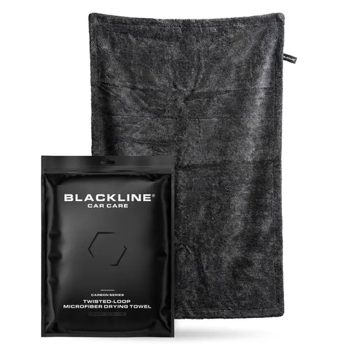 Blackline 1300 GSM Twisted Loop Microfiber Drying Towel, 24x36 Ultra Absorbent Car Drying Cloth for Auto Detailing
